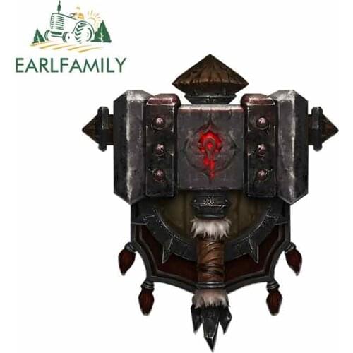 EARLFAMILY 13cm x 11.1cm for WOW World of Warcraft Graphics Funny Car Stickers Vinyl DIY Bumper JDM Waterproof Fine Decals
