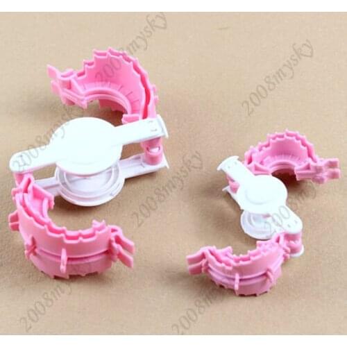 2X Size L+S Heart Shape Pom Pom Maker Baby Fluff Ball Weaver Knitting Craft Tool