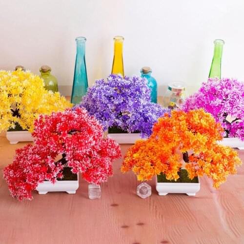 Artificial Tree Plant Bonsai Garden DIY Holiday Party Home Hotel Desktop Decor