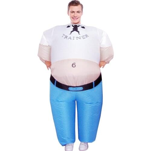 WELIVENICE Kids Adult Carnival Purim Costume Inflatable Costume Fan Operated Adult Cosplay Boss Fitness coach Sumo Ballet