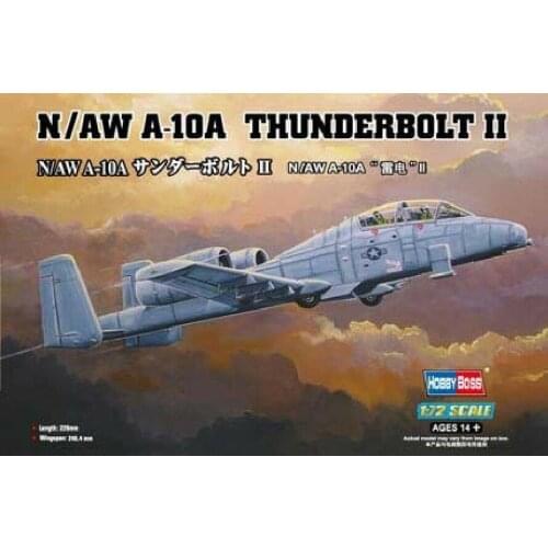 Hobbyboss Model 1/72 80267 N/AW A-10A Thunderbolt II model kit