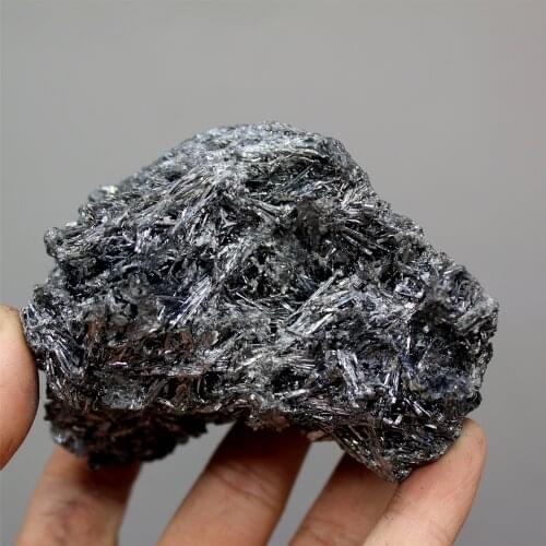 460g Natural rare Stibnite mineral specimen stones and crystals healing crystals quartz gemstones from China free shipping