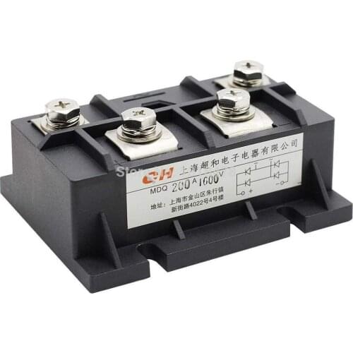 200A 1600V Diode Module Single Phase Bridge Rectifier MDQ-200A