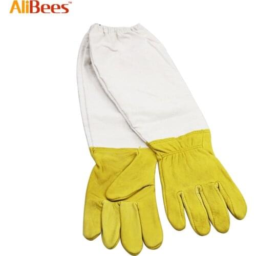 Beekeeping Gloves Sheepskin Anti-bee Anti-sting Accessories Professional Apiculture Beekeeper Bee Tools