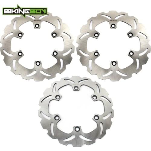 BIKINGBOY Front Rear Brake Disks Discs Rotors GPZ 1000 RX 1986 1987 1988 1989 A1 A2 A3 A4 Stainless Steel 280mm 260mm Set