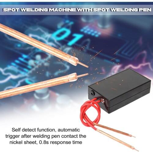 DIY Spot Welder Handheld Portable Mini 6 Gears Spot Welding Machine With Quick Release Pen Nickel Plate Welding ToolKit Battery