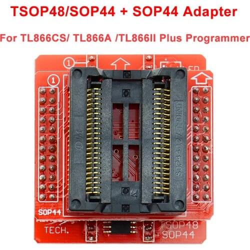 SOP44 Adapter + TSOP48/SOP44 V3 Board for TL866CS / TL866A/ TL866II Plus universal programmer usb only 100% Original
