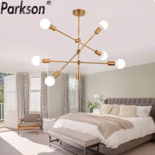 Nordic Modern LED Pendant Light Long Pole Pedant Lamps E27 85-265V Ceiling Art Decoration Hanging Lamp for Bar Dining Bedroom