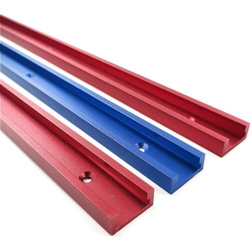 T-track Slot Miter Track T Screw T Slider 30 Model Aluminium Alloy Jig Fixture Pressure Woodworking DIY Tool 300-800MM