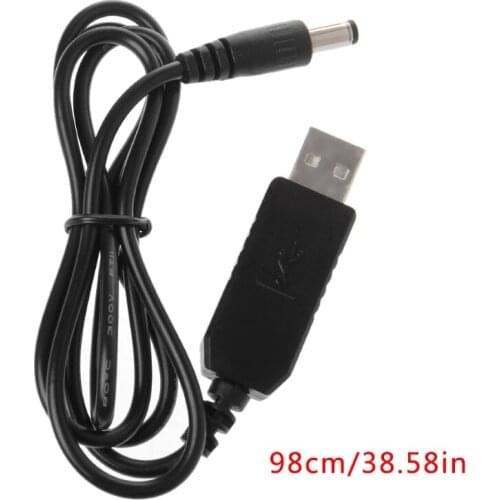 USB 5V to 8.4V Power Supply Cable For Bicycle LED Head Light 18650 Battery Pack H05A