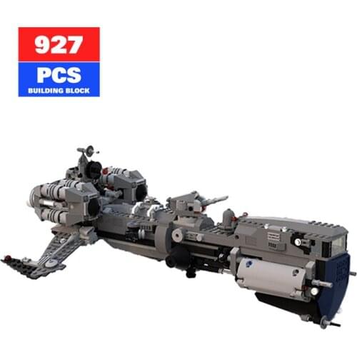 Warship Vortex Class Scout Cruiser Military Building Blocks Sea Investigation Ship Bricks Ironclad Boat Assemble Toys for Kids