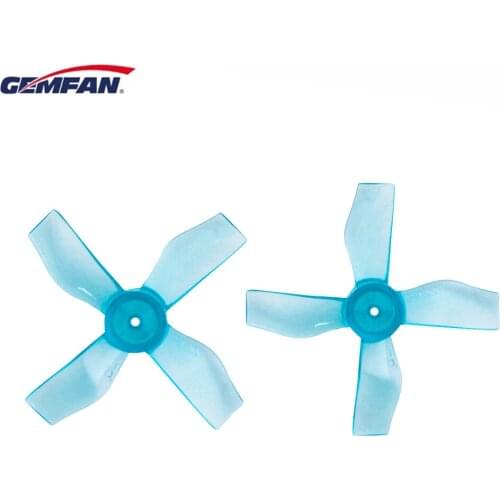 12 Pairs Gemfan 1220 1.2x2.0x4 31mm 0.8mm Hole 4-blade Propeller for 0703-1103 RC Drone FPV Racing Brushless Motor
