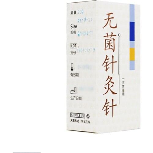 200 pcs yunlong sterile acupuncture needles disposable needle 10 pcs needle with one tube 0.25/0.30/0.35mm