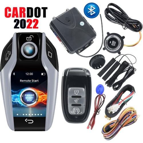 Cardot Car Alarms Mobile Phone Control Car Remote Start Stop Engine And Push Start Stop System Shake Mobile Phone Lock Unlock