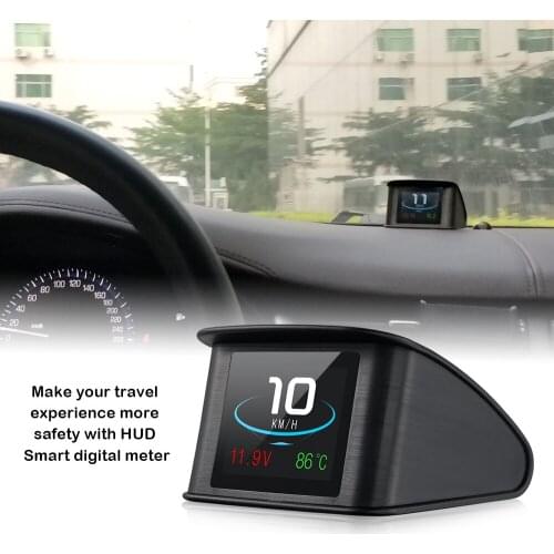 On-board Car Electronics Universal P10 OBD2 HUD Smart Digital Meter Car Navigator for Car Safely Head Up Display Diagnostic Tool