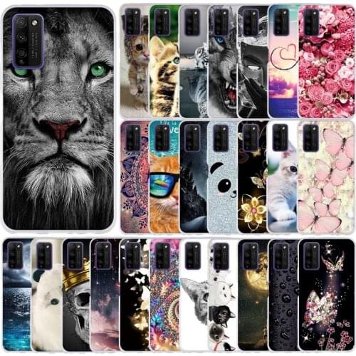 For Huawei Honor 30 Lite Case Silicon Back Cute Cartoon Soft TPU Capa Funda Cover For Huawei Honor 30 Lite Case Back Covers Etui