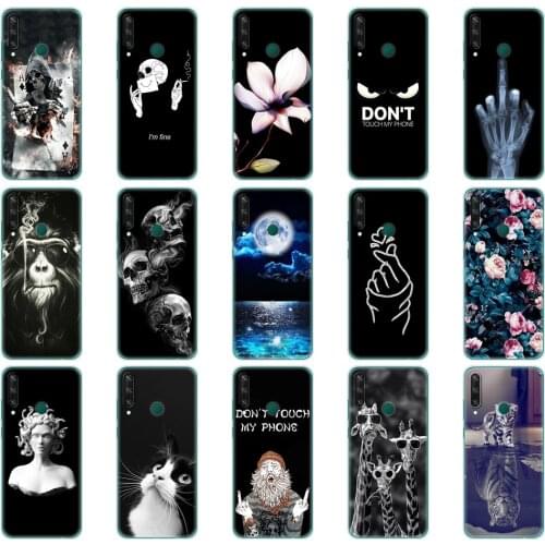 For Huawei Y6P Case 6.3" Silicon Soft TPU Phone Case For Huawei y6p 2020 Y 6P MED-LX9N Back Cover for huaweiy6p Protective Coque