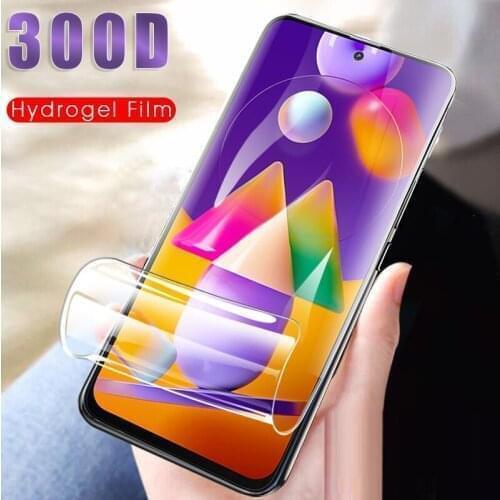 Case on For Samsung Galaxy A10 A20 A30 A40 A50 A60 A20E A30S A50S Screen Protector Hydrogel Film For Samsung A70 A80 A90