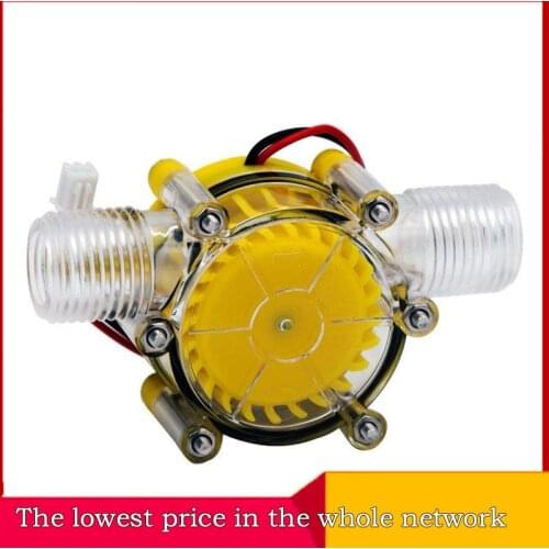 DC 5V/12V/80V 10W Water Flow Pump Mini Hydro Generator Turbine Flow Hydraulic Conversion for energy conversion Energy Generators