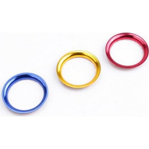 Decoration Sticker cover For M/azda C/X5 Ignition Key Ring 3 colors auto accessories