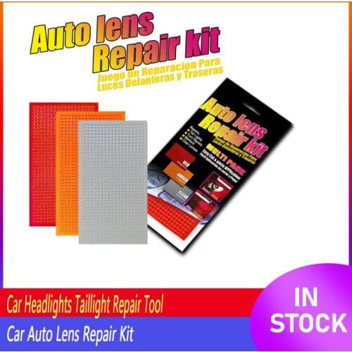 Car Headlights Taillight Repair Tool Car Auto Lens Repair Kit Quick Fix Cracked Broken Tool Headlight Assembly Repair Refurbish