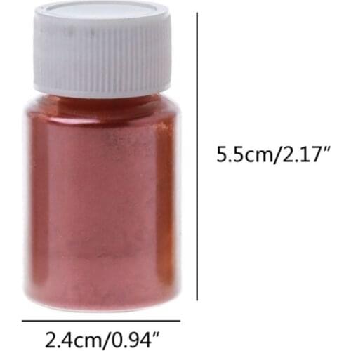 6 Color Metal Tones Mica Pearl Powder Pigment Jewelescent Set Cosmetic Grade Metallic Dye Paint Epoxy Resin Art Making H4GA