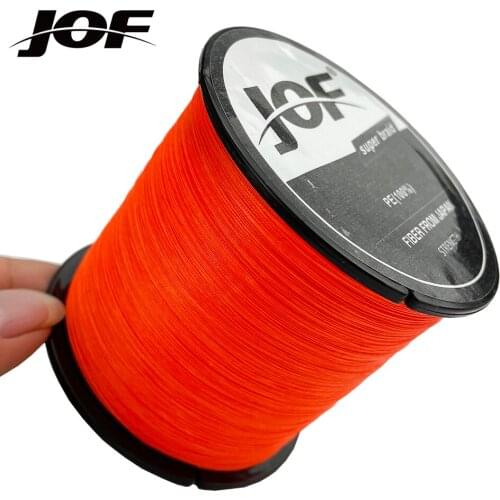 JOF 4 Strands 500M Fishing Line Braided Cord For Fishing Multifilament Japan Fishing Line Carp PE Wire