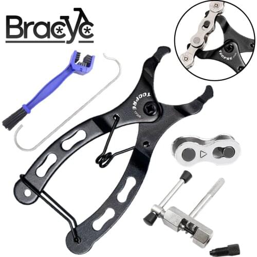Mini Bike Chain Plier Quick Link Repair Tool MTB Road Bicycle Cycling Chain Clamp Quick Link Button Mount Magic Buckle Tool Kit