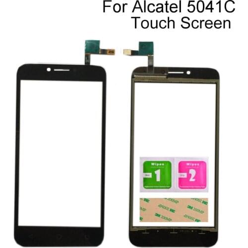 Mobile Touch Screen For Alcatel Tetra U50a Att 5041C TouchScreen Digitizer Panel Sensor Tools 3M Glue Wipes Touch