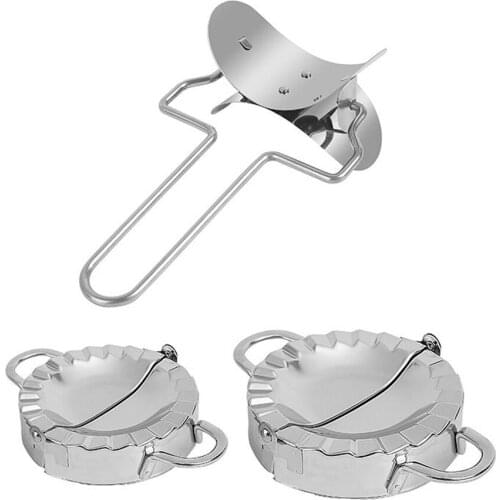 Stainless Steel DIY Dumplings Maker Tool Jiaozi Pierogi Mould Dumpling Tools Device Creative Dumpling Wrapper Kitchen Utensils