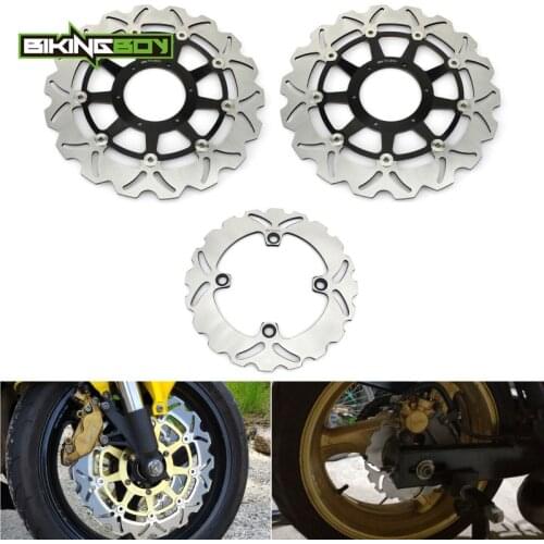 BIKINGBOY For Honda CBR 929 RR 00 01 02 CBR 954 RR 01 02 03 CBR 900 RR 2000-2003 Fireblade Front Rear Brake Discs Disks Rotors