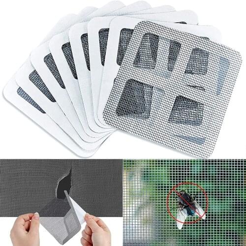 Screen Repair Fix Net Window Adhesive Antis Mosquito Fly Bug Insect Repair Screen Wall Patch Stickers Mesh Window Screen