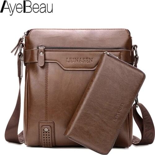 Vintage Shoulder Men Messenger Bag Crossbody Cross Body Male Handbag Business Hit Side For Sac Bolsa Bolso Tas Casual Bag Porter