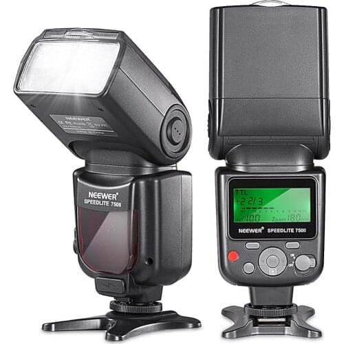 Neewer 750II TTL Flash Speedlite with LCD Display for Nikon D5000 D3000 D3100 D3200 P7100 D7000 D700 Series and Other Nikon DSLR