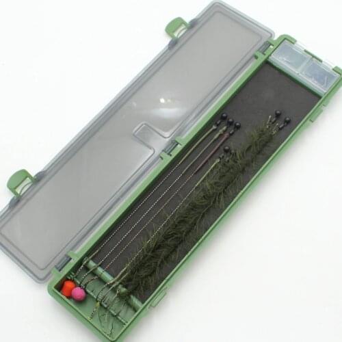 Carp Fishing Accessories Storage Box Carp Fishing Line Box Hair Rig Board with Pins Carp Fishing Hair Rig Wallet