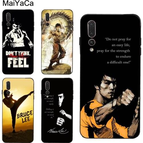 Bruce Lee Film Kung Fu Star Case For Huawei P30 Pro P20 P40 Mate 20 Lite P Smart 2019 Nova 5T Honor 8A 8X 9X 10i 20