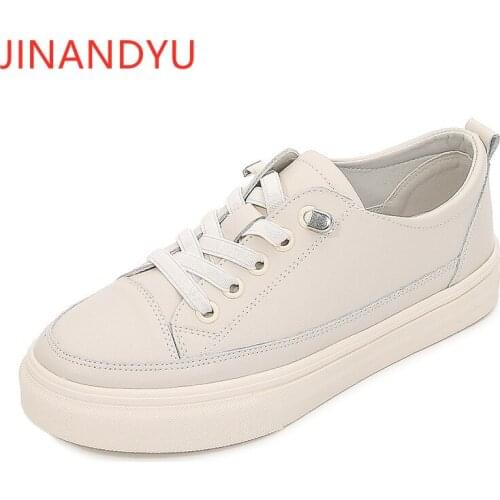 Real Leather Casual Shoes Woman Flats Chunky Sneakers Platform Women 2021 Black Beige Caramel Colour Real Leather Trainers Women