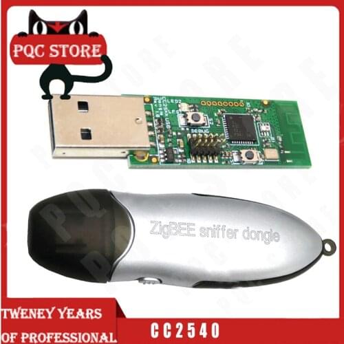 1pcs CC2540 Wireless Zigbe Sniffer Bare Board Packet Protocol Analyzer Module USB Interface Dongle Capture Packet with shell