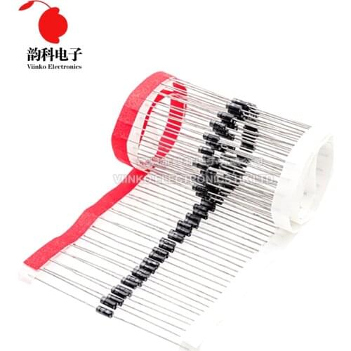 100pcs 1N4001 1A 50V DO-41 Axial Rectifier Diode