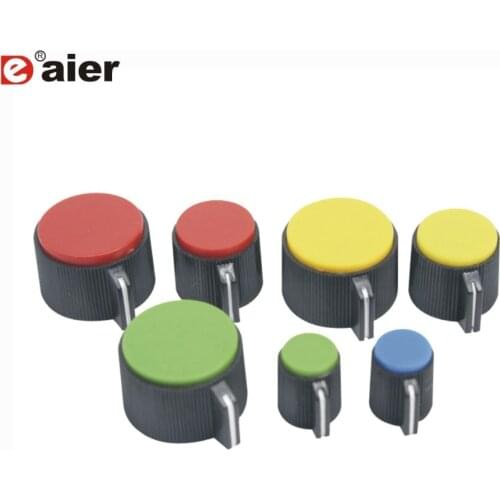 100PCS KN113-C plastic knurled AMP audio pedal guitar knob