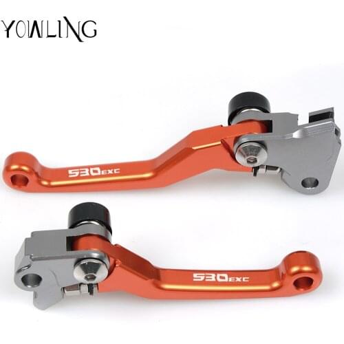 530EXC 2008-2011 Dirt bike Pit bike CNC Pivot Foldable Clutch Brake Lever For 530 EXC 530EXC 2008 2009 2010 2011