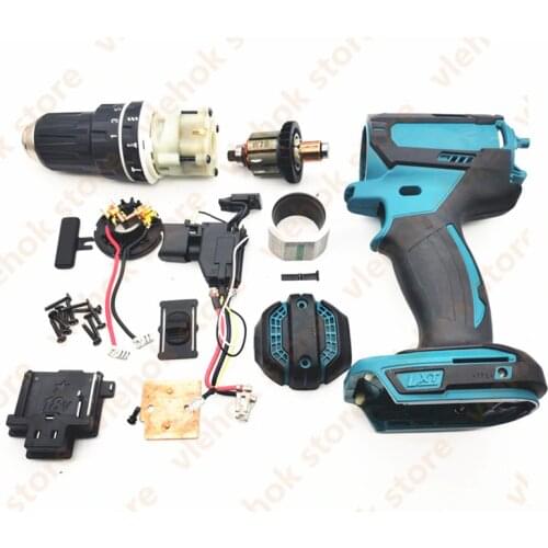 Power Tool Accessories For MAKITA DHP482 DHP482RME DHP482RAE DHP482RFE DHP482Z Armature Rotor Stator Field Switch brush holder