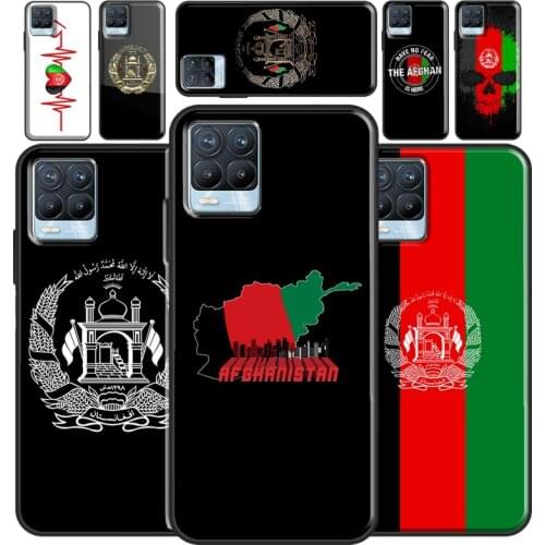 Afghan Afghanistan Flag Banner For OnePlus Nord 2 8T 9R 7 8 9 Pro Phone Case For Realme 8 Pro C3 C21 GT Neo Q3 6 7 Pro