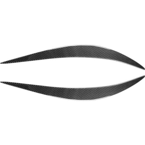 Carbon Fiber Headlight Eyebrows For Infiniti Q50 Car Headlight Modification Car Front Lamp Carbon Fiber Eyelash Decoration