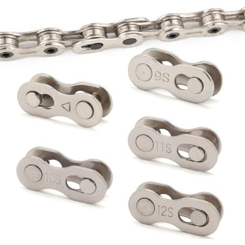 5 Pair Bike Chains Mountain Bike Bicycle Chain Connector for 6 7 8 9 10 11 Speed Quick Master Link Joint Chain Bike Parts