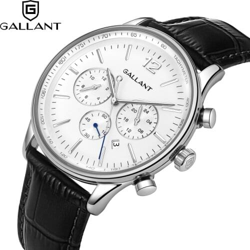 Mens Watch Quartz Wrist Watch for Men with Dual Time Leather Strap Date Calendar Waterproof Luxury Watch for Men