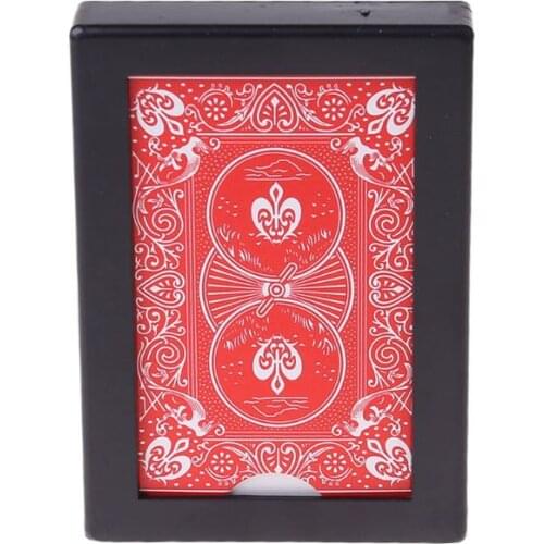 New Disappearing Vanishing Poker Card Case Close Up Magic Trick Toy Easy To Do 97BC