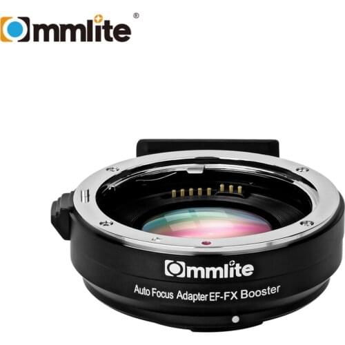 Commlite CM-EF-FX Booster 0.71x Focal Reducer Electronic Auto Focus Lens Mount Adapter Compatible with Canon EF/EF-S Lens