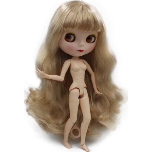 Blyth Doll BJD, Neo Blyth Doll Nude Customized Frosted Face Dolls Can Changed Makeup and Dress DIY, 1/6 Ball Jointed Dolls SNO3