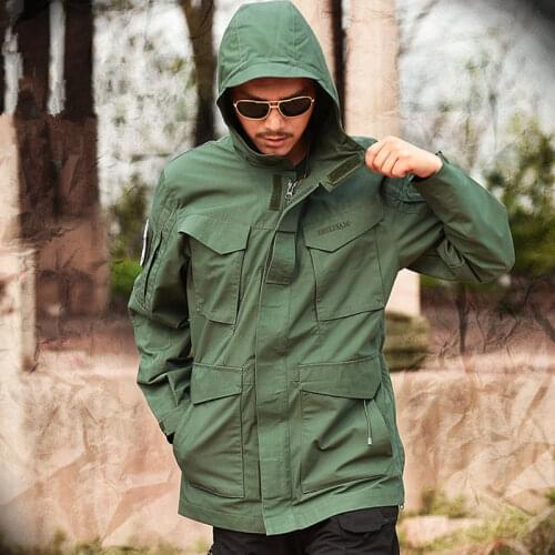 M65 Military Camouflage Male clothing US Army Tactical Mens Windbreaker Hoodie Field Jacket Outwear casaco masculino